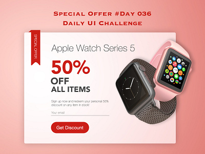 Day 036 - Special Offer - Daily UI Design challenge special offer uidesign ux