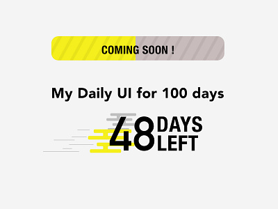 Day 048 - Coming Soon - Daily UI Design Challenge challenge comingsoon uidesign ux