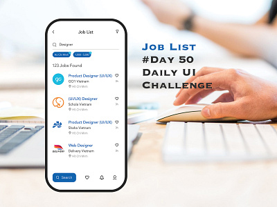 Day 050 - Job List - Daily UI Design Challenge