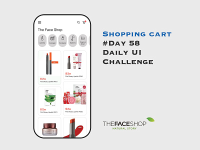 Day 058 - Shopping Cart - Daily UI Design Challenge challenge mobile shopping cart uidesign ux