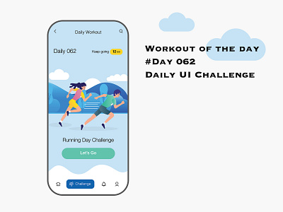 Day 062 - Workout of the day - Daily UI Design challenge uidesign ux workout