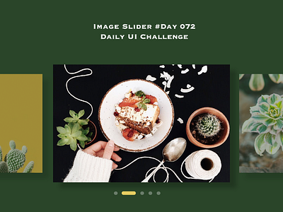 Day 072 - Image Slider - Daily UI challenge challenge image slider uidesign ux
