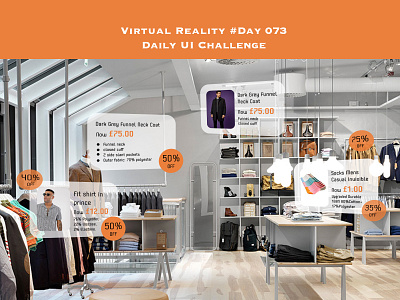 Day 073 - Virtual Reality - Daily UI challenge challenge uidesign ux virtual reality