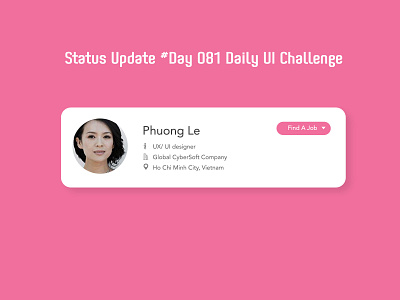 Day 081 - Status Update - Daily UI challenge challenge status update uidesign ux