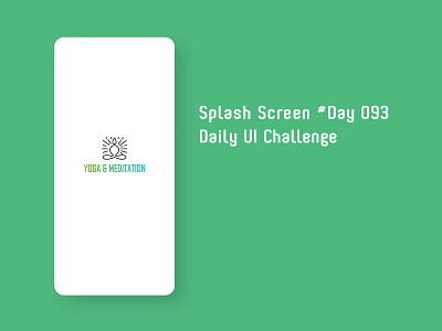 Day 093 - Splash Screen - Daily UI challenge challenge splashscreen uidesign ux