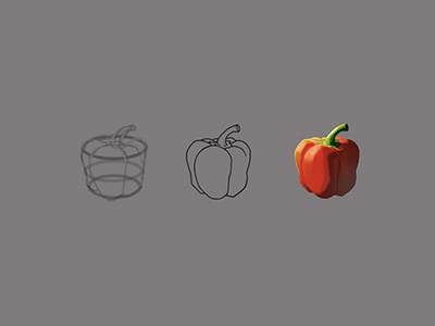 Paprika drawing game asset illustration raster