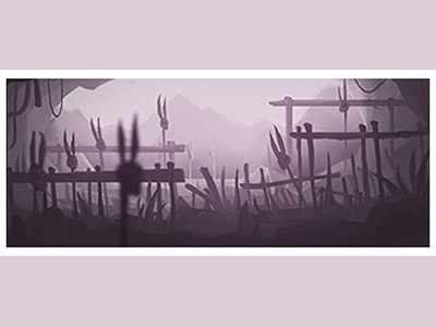 Death Rabbit Pitt drawing environment design game game art illustration level design