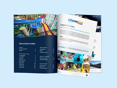 Water Slide Catalog Design