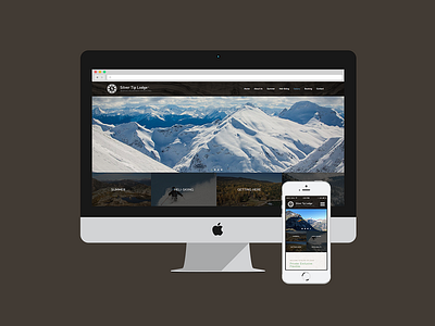 Heli-Skiing Website Design