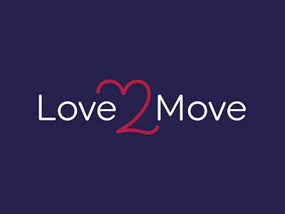 Love 2 Move - Logo Design by Jennifer Leigh on Dribbble