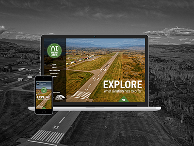 YYD Website Design & Dev homepage responsive vertical nav website