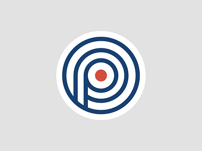Logomark branding bullseye logo logomark wip