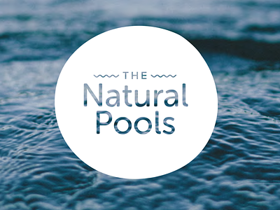 The Natural Pools Logo Design branding identity logo