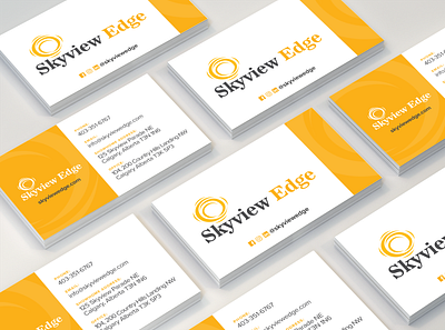 Business Card Design business cards business cards design design flat print print design yellow