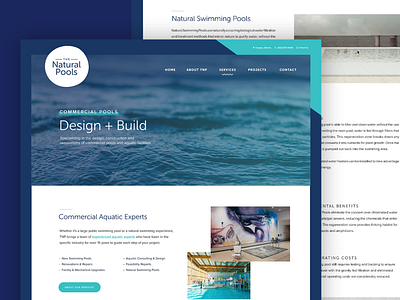 Website design for Pool Builder