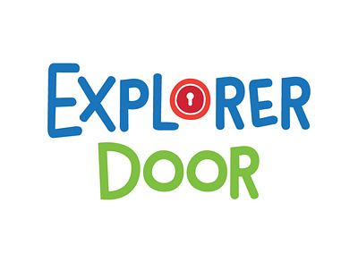 Explorer Door Logo Design branding design flat identity logo logomark
