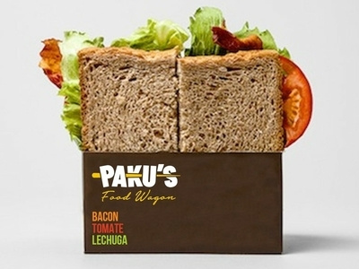 PAKU'S Food Wagon branding design labeling logo logo design package package design