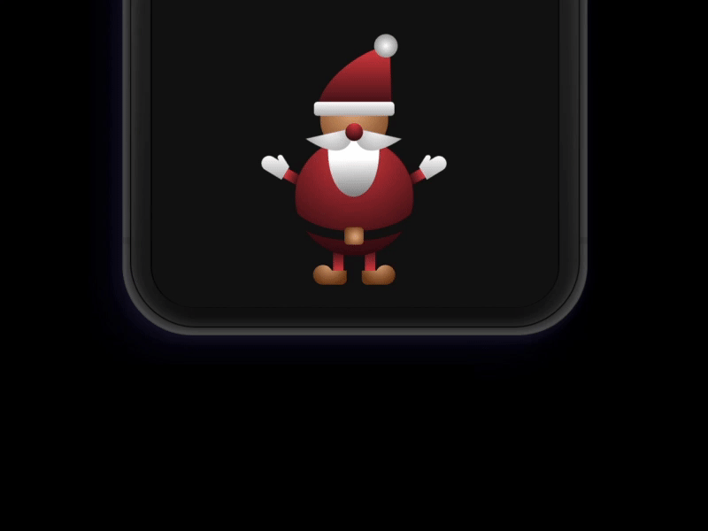 Santa UI Animation animation christmas code css development front end front end development frontend invision invision studio invisionapp invisionstudio santa ui ui ux ui design uiux user interface ux uxdesign