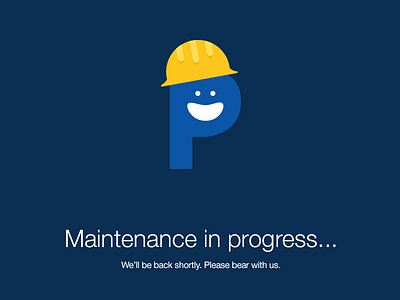 Maintenance in progress... 404 down downtime illustration maintenance