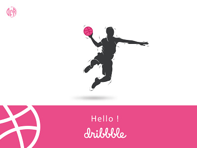 dribble first short art basketball design illustration illustrator ui vector vector art
