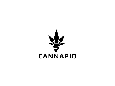 Cannapio Logotype branding cannabis cannapio cbd hemp icon illustration logo mar marijuana vector