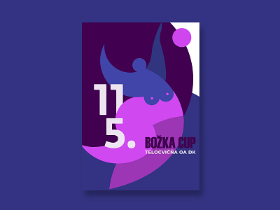 Bozka Cup illustration poster sport vector volleyball