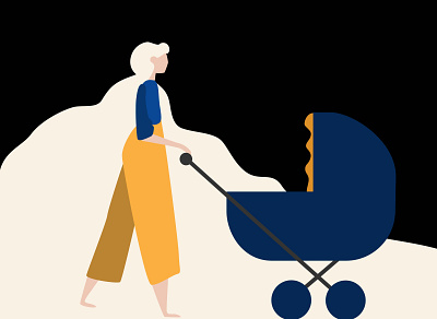 Mum illustration illustraion illustrator mummy newborn