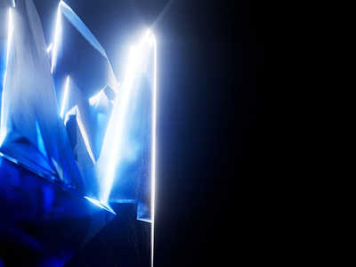 Cristal 3d blue cinema4d cristal design diamant graphic design ice illustration light modeling redshift render saphir texture