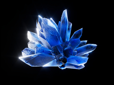 Cristal 3d cinema4d cristal design diamant graphic design illustration light logo redshift