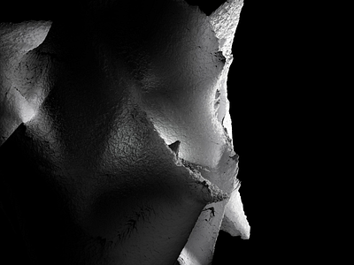 Coeur de glace 04 3d art black branding cinema4d coeur design glace graphic design graphisme ice illustration light modélisation redshift texture white
