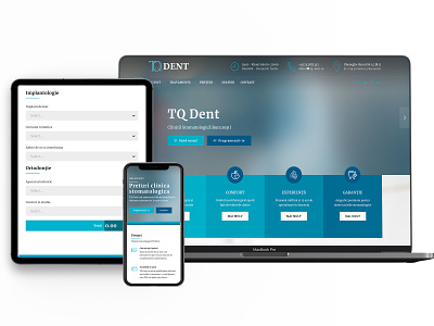Website Cabinet Dentar branding design typography web design wordpress