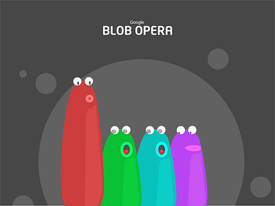 Blob Opera | Google blobopera design flat flatdesign google googleart illustration ui