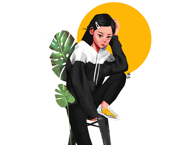 Nana Ouyang | Illustration art character design character illustration cute digital painting girl illustration procreate