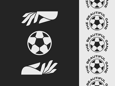 Soccer | The Beautiful Game badge ball beautiful football futbol game hand hands icon icons love patch soccer soccer ball sport sport logo sports sticker design typography