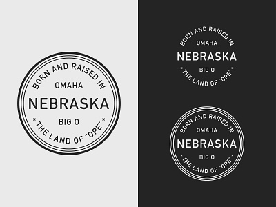 Omaha Nebraska: The Land of "Ope" badge badge design badge logo badgelockup bornandraised graphicdesigner nebraska nebraskabadge nebraskadesigner omaha omahabadge omahadesigner omahane omahanebraska ope type typelockup
