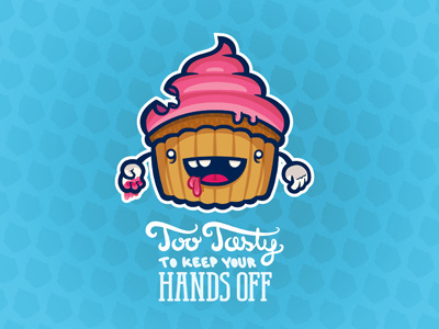 Too Tasty To Keep Your Hands Off characterdesign illustration vectors