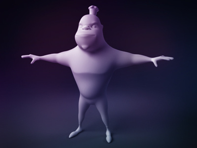 Jacques the masked chef in 3d (WIP)