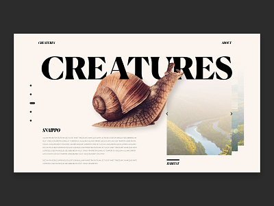 Concept UI | Creatures | @Snaippo