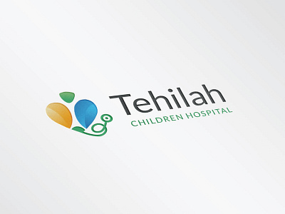 Tehilah Logo children hospital hospital logo logo mockup