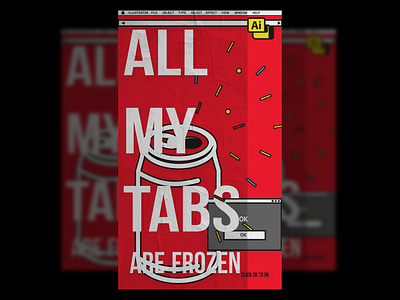 Tabs coke colorfull drink frozen funny signs graphicdesign illustartor tab navigation tabs