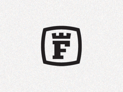 F - no bevel black bloated crown f square