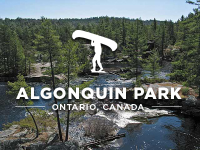 Algonquin algonquin blues canada canoe green lakes portage trees
