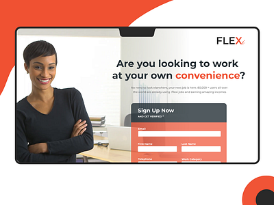 Landing Page Design adodexd awesome design flexi form landing page work