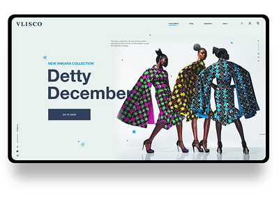 Website redesign Concept - Vlisco adobexd adodexd awesome branding design developer ui ux web website