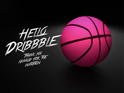 Hello dribbblers! blender3d design firstshot hellodribbble thankyou