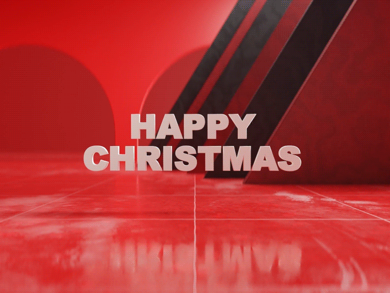 Merry Christmas Wishes in Advance aftereffects animation b3d blender3d blue crystal ball happiness red