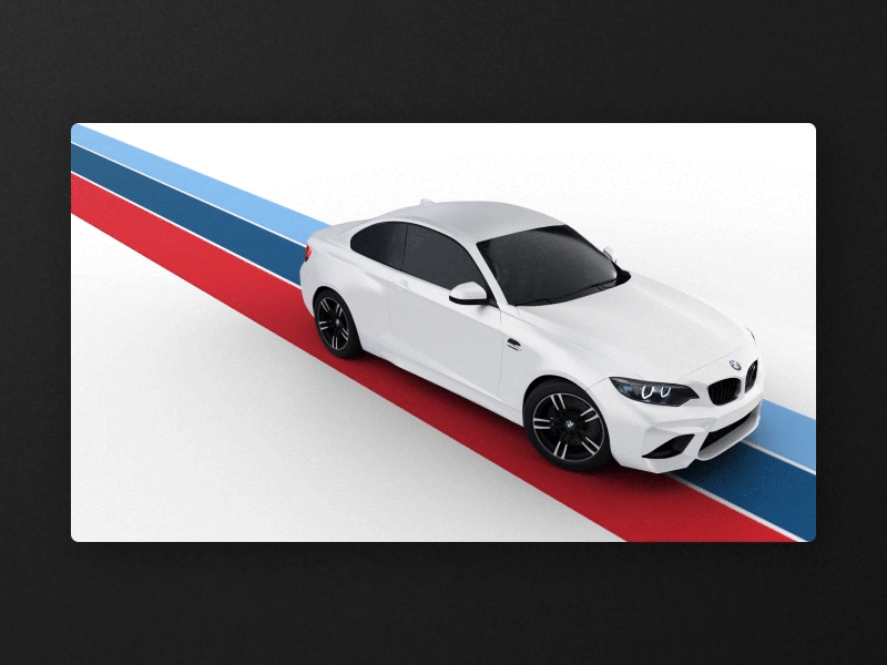 BMW M2 Landing Page Concept
