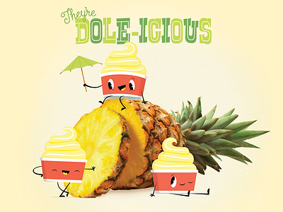 Dole-icious! disney dole whip fun ice cream pineapple retro tasty