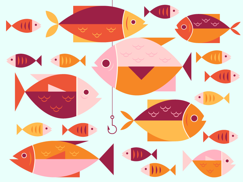 Fish by Pretend Friends on Dribbble