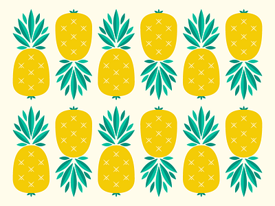 Pineapple Pattern fruit illustration. pattern island pineapple summer tropical